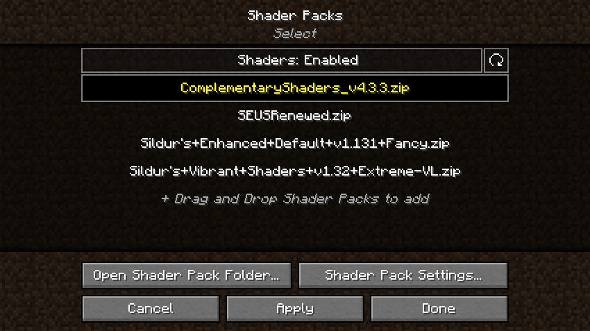 description_10 Iris Shaders Mod (1.16.5) - Optifine for Fabric, shader core