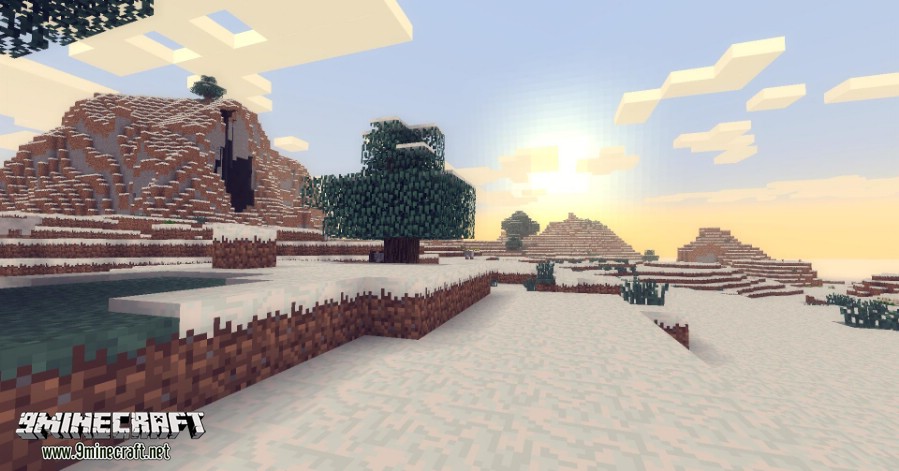 description_9 Sildur's Shaders Mod (1.20.4, 1.19.2) Sildur's Basic Shaders DoF - colorful graphics improvement