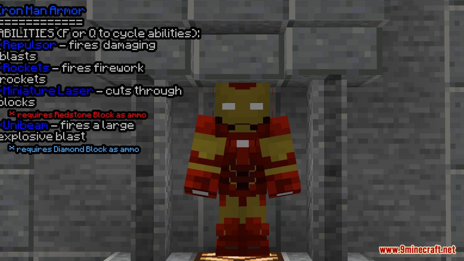 description_0 Stark Industries Datapack (1.19.4, 1.19.2) - Become Iron Man!