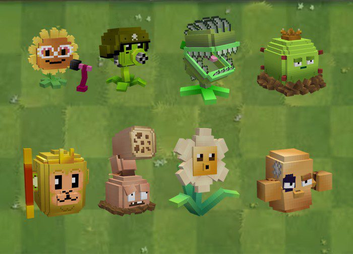 image 5 for Дополнение Gero's Plants VS Zombies (1.20) - MCPE/Bedrock Mod