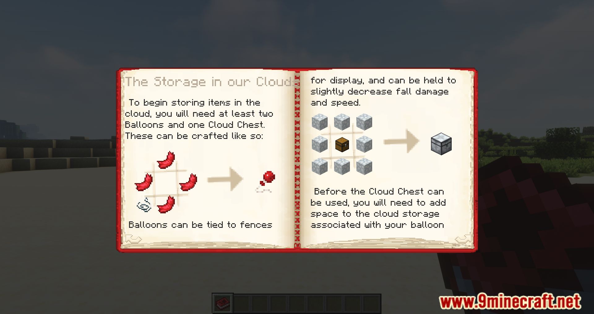 description_6 Cloud Storage Mod (1.20.1) - The era of cloud storage is coming to your world