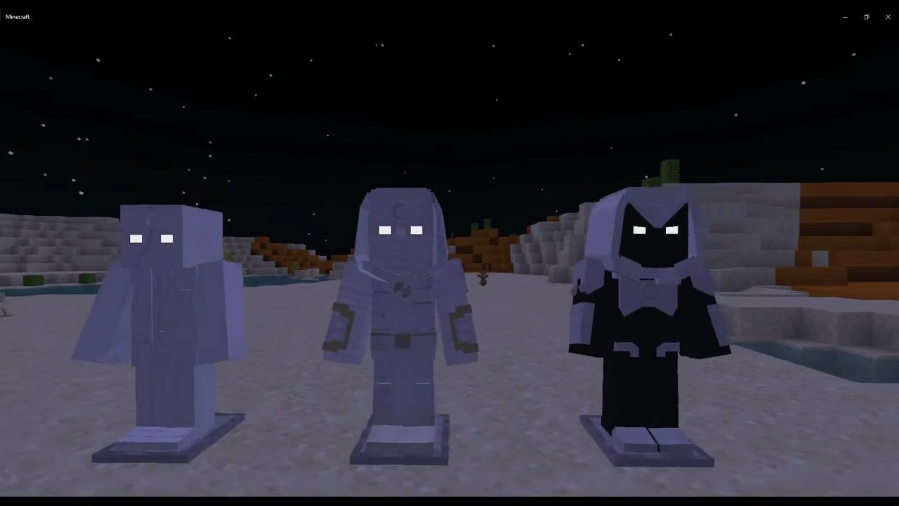 image 5 for Дополнение Moon Knight (1.20) - MCPE/Bedrock Super Heroes Mod