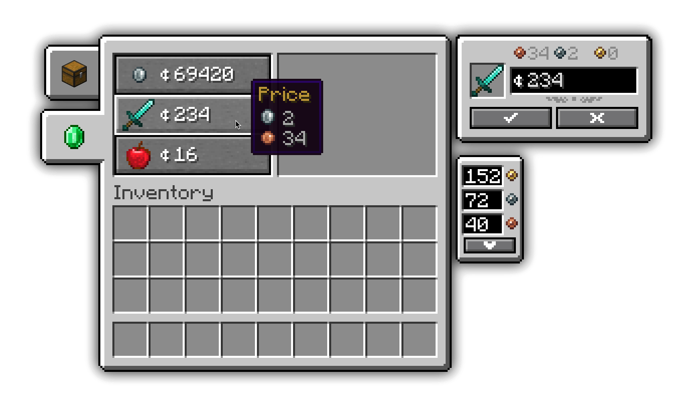 description_1 Numismatic Overhaul for Minecraft