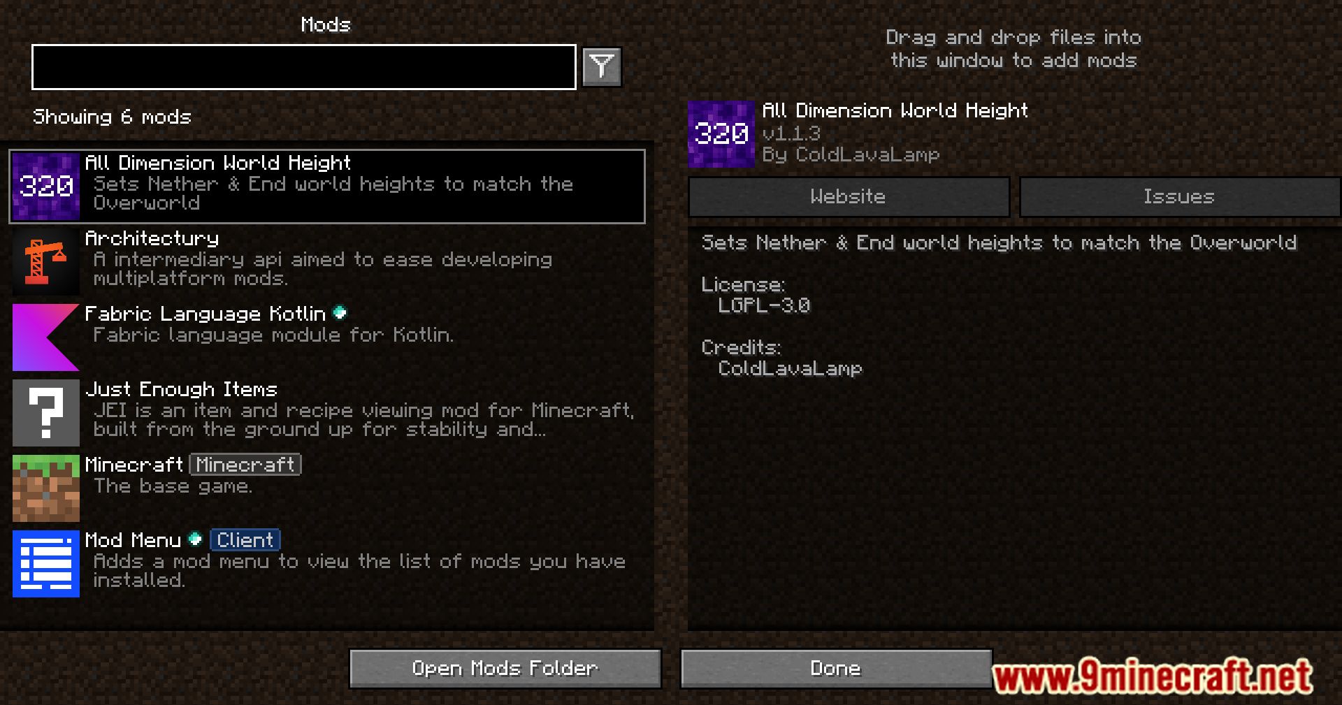 description_0 Modo de aumento da altura de todas as dimensões (1.20.4) - Melhore a sua experiência de construção!