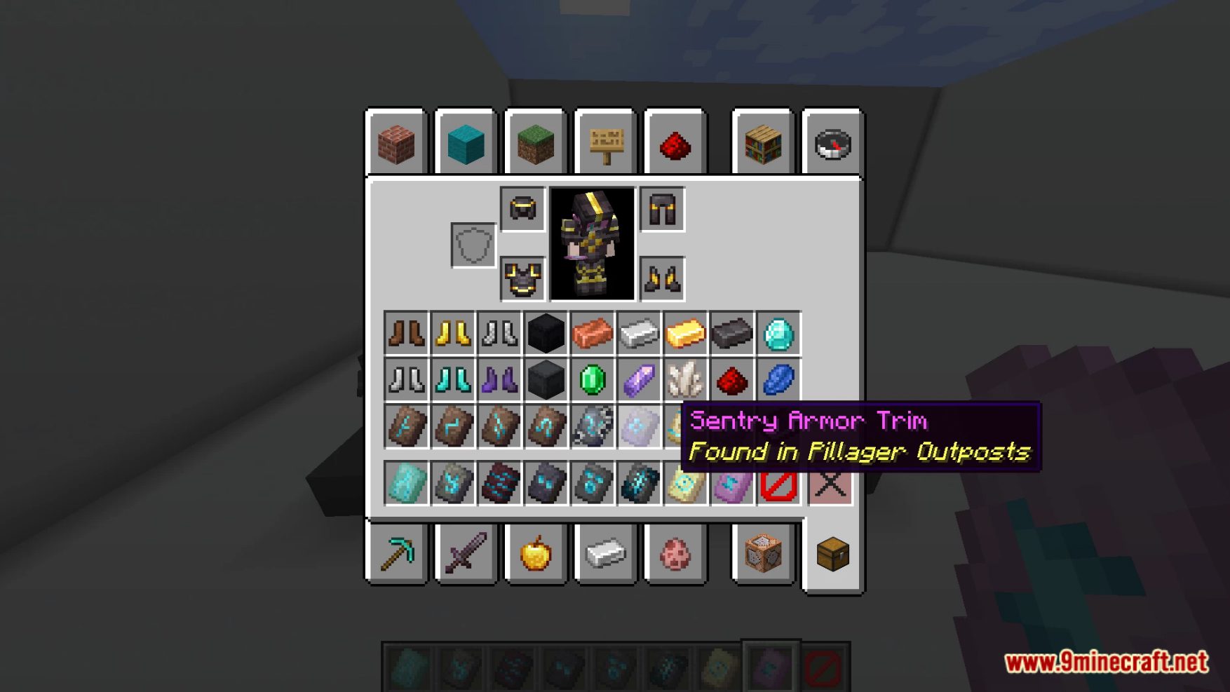 description_9 Armour Designer Data Pack (1.20.2, 1.19.4) - создайте свою собственную броню!