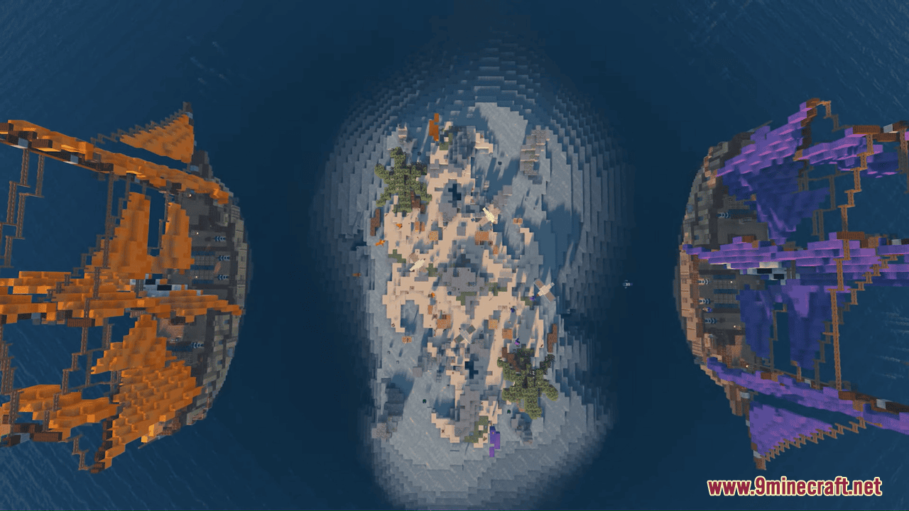 description_5 Crafty Cannoneers Map (1.20.4, 1.19.4) - Pirate Wars