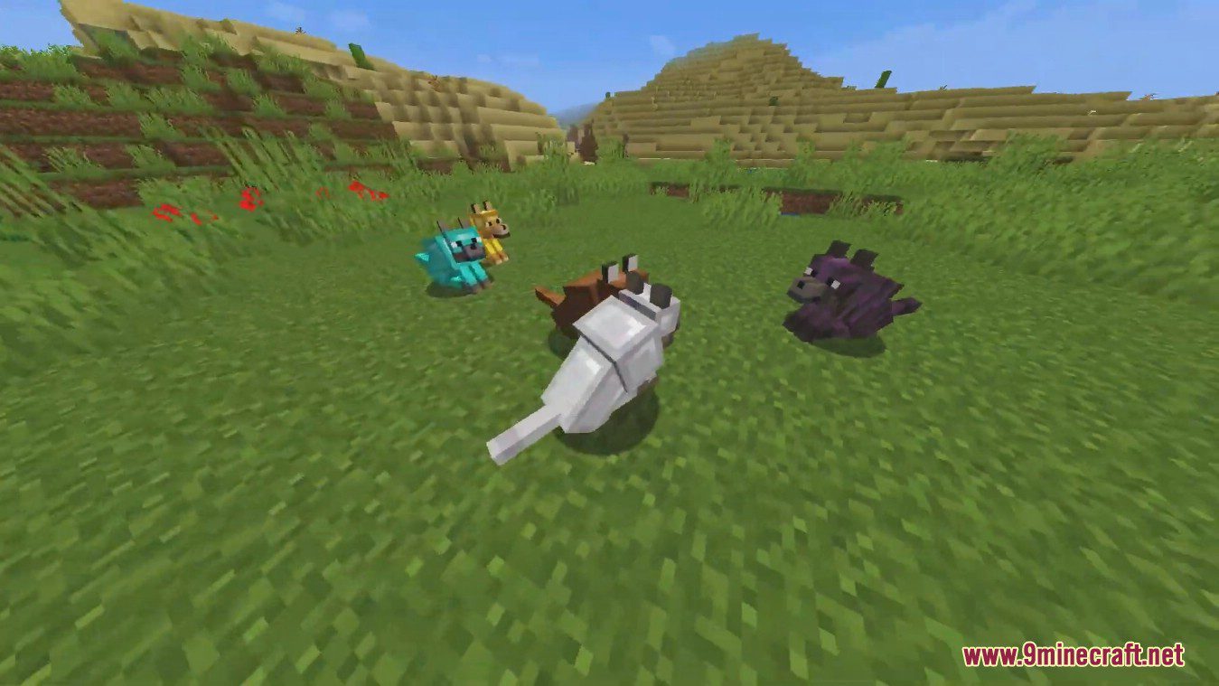 description_6 RevampedWolf Mod (1.20.4) - Reworked gang of wolves