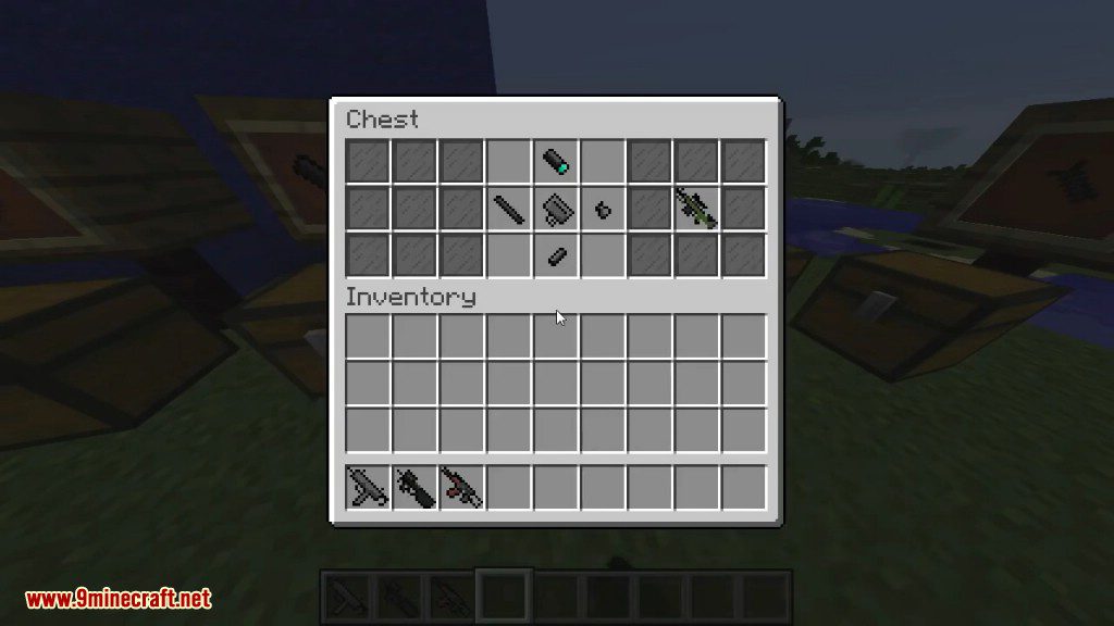 description_40 Stefinus 3D Guns Mod (1.7.10) - machine guns, RPGs and silencers