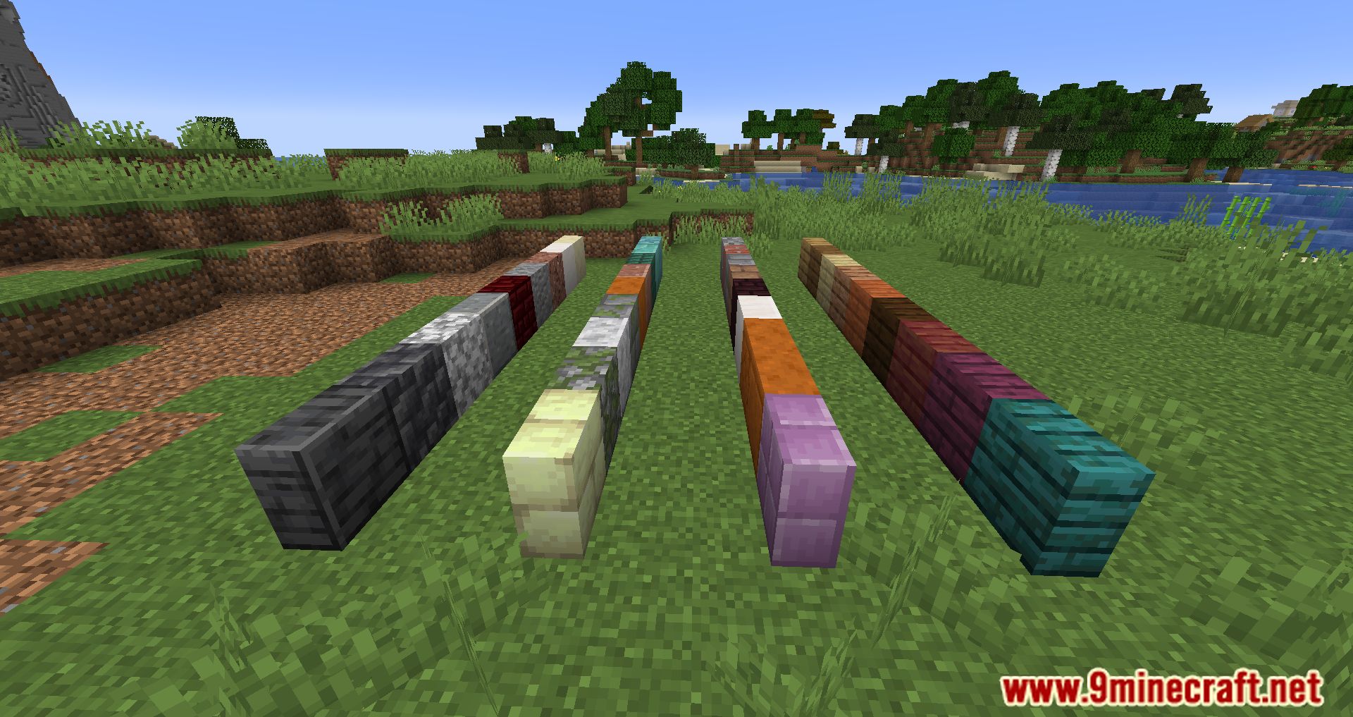 image 7 for Enchanted Vertical Slabs Mod (1.20.5) - можно построить больше блоков