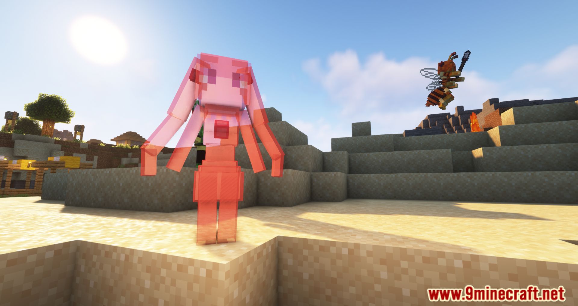 description_7 Hostile Mobs and Girls Mod (1.20.1) - Beware, monster girls!